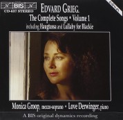 Monica Groop, Love Derwinger: Grieg - The Complete Songs, Vol.1 - CD