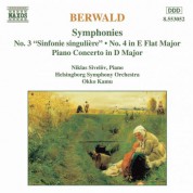 Berwald: Symphonies Nos. 3 and 4 / Piano Concerto - CD
