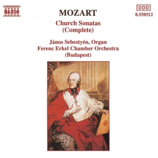 Janos Sebestyen, Wolfgang Amadeus Mozart, Budapest Ferenc Erkel Chamber Orchestra: Mozart: Church Sonatas (Complete) - CD