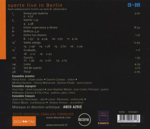 Abed Azrie: Suerte Live In Berlin - CD Foto #2