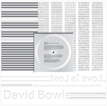 David Bowie: Love Is Lost (White Vinyl) - Single Plak