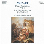 Francesco Nicolosi: Mozart: Piano Variations Vol.3 - CD