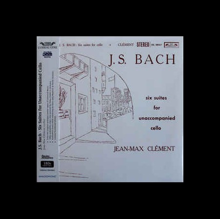 Jean-Max Clement: Bach: Six Cello Suites - Plak