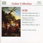 Norbert Kraft: Sor: 6 Divertimenti, Opp. 1 and 2 / 6 Petite Pieces, Op. 5 - CD