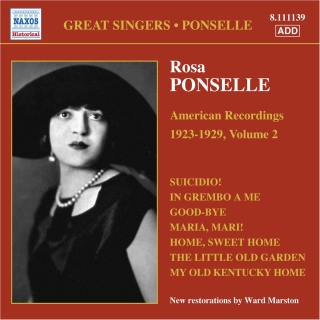 Rosa Ponselle: Ponselle, Rosa: American Recordings, Vol. 2 (1923-1929) - CD