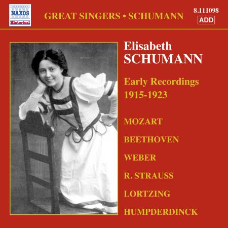 Elisabeth Schumann: Schumann, Elisabeth: Early Recordings (1915-1923) - CD
