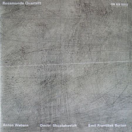 Rosamunde Quartett: Anton Webern / Dimitri Shostakovich / Emil František Burian - CD