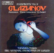 BBC National Orchestra of Wales, Tadaaki Otaka: Glazunov: Symphony No.2 - CD