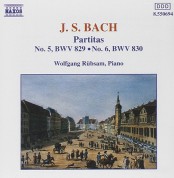 Wolfgang Rübsam: J.S. Bach: Partitas Nos. 5-6, BWV 829-830 - CD