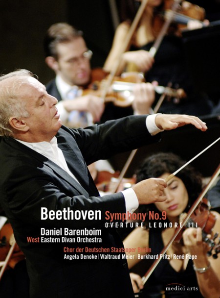 Angelika Denoke, Waltraud Meier, Burkhardt Fritz, René Pape, West-Eastern Divan Orchestra, Daniel Barenboim: Beethoven: Overture Leonore III / Symphony No.9 - DVD