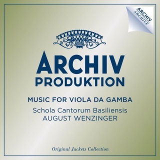 August Wenzinger, Schola Cantorum Basiliensis: August Wenzinger - Music For Viola Da Gamba - CD