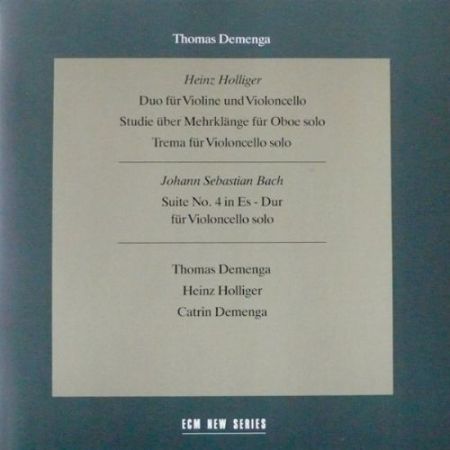 Thomas Demenga, Heinz Holliger, Catrin Demenga: Heinz Holliger / Johann Sebastian Bach - CD