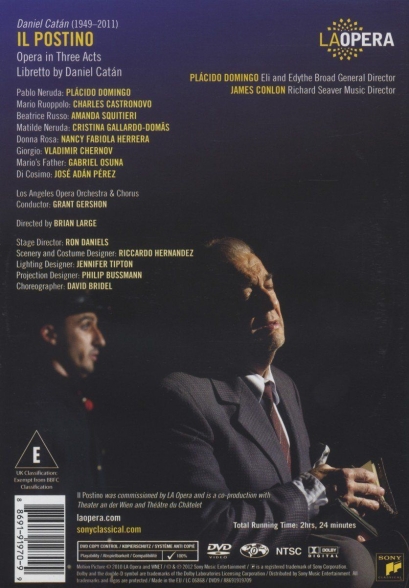 Plácido Domingo, Charles Castronovo: Catan: Il Postino - DVD Foto #2