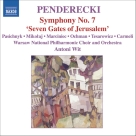 Antoni Wit: Penderecki: Seven Gates of Jerusalem, "Symphony No. 7" - CD Foto #1