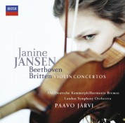 Janine Jansen, Die Deutsche Kammerphilharmonie Bremen, Paavo Järvi, London Symphony Orchestra: Beethoven/ Britten: Violin Concertos - CD