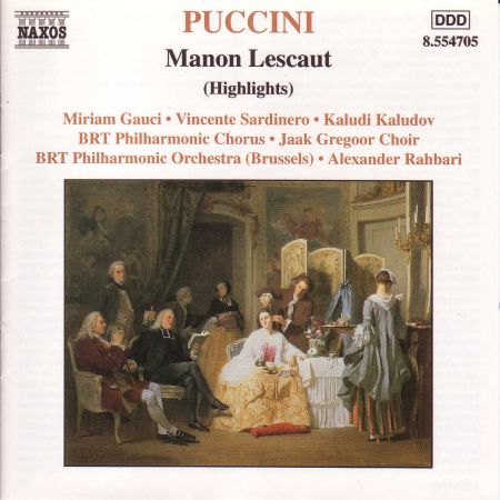 Puccini: Manon Lescaut (Highlights) - CD