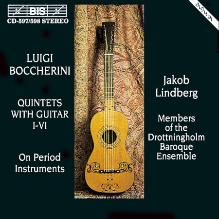 Jakob Lindberg, Drottningholms Barock Orchestra: Boccherini - Guitar Quintets - CD