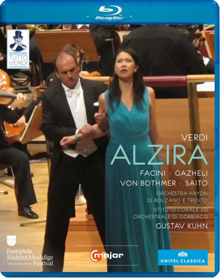 Francesco Facini, Thomas Gazheli, Joshua Lindsay, Ferdinand Von Bothmer, Yasushi Hirano, Orchestra Haydn Di Bolzano E Trento, Gustav Kuhn: Verdi: Alzira - BluRay