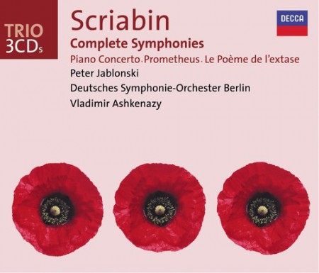 Deutsches Symphonie-Orchester Berlin, Peter Jablonski, Radio Symphonie Orchester Berlin, Vladimir Ashkenazy: Scriabin: Symphonies 1-3 - CD