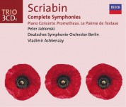 Deutsches Symphonie-Orchester Berlin, Peter Jablonski, Radio Symphonie Orchester Berlin, Vladimir Ashkenazy: Scriabin: Symphonies 1-3 - CD