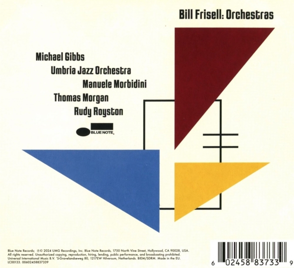 Bill Frisell: Orchestras - Plak Foto #2