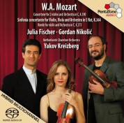 Julia Fischer, Gordan Nikolic: Mozart: Concertone for Violin, Viola and Orchestra in C, K.190 - SACD