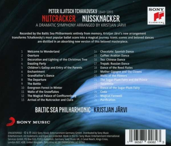 Baltic Sea Philharmonic, Kristjan Järvi: Tchaikovsky: The Nutcracker - CD Foto #2