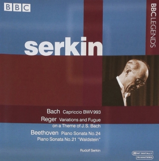 Rudolf Serkin: Works By Bach & Reger & Beethoven - CD