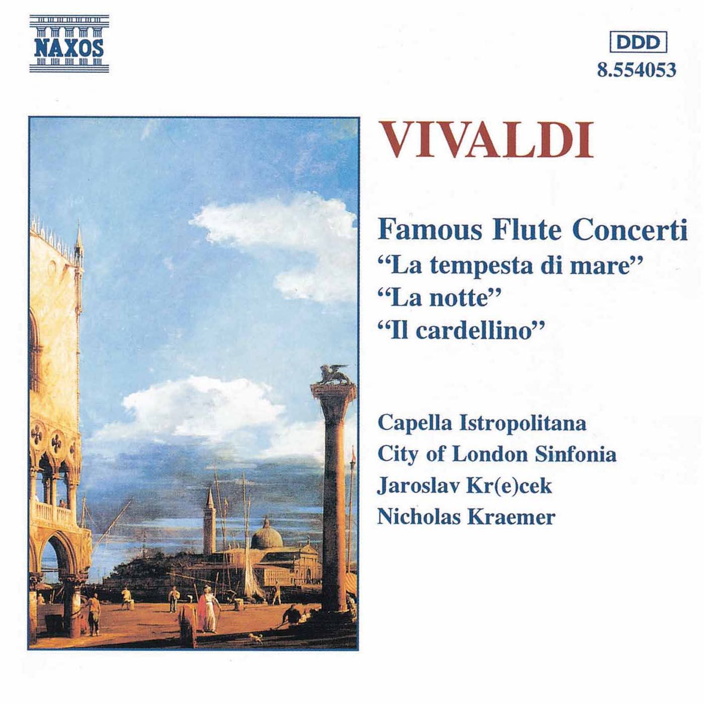 Concertos　Vivaldi:　Flute　Opus3a　(Famous)　CD