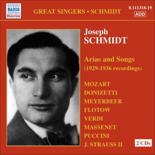 Joseph Schmidt: Schmidt, Joseph: Arias and Songs (1929-36) - CD