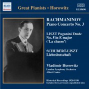 Rachmaninov: Piano Concerto No. 3 / Liszt: Paganini Etudes  (Horowitz) (1930) - CD