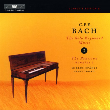 Miklós Spányi: C.P.E. Bach: Solo Keyboard Music, Vol. 1 - CD