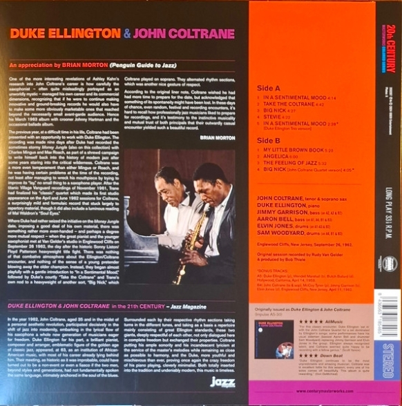 Duke Ellington, John Coltrane: Duke Ellington & John Coltrane - Plak Foto #2