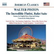 Piston: The Incredible Flutist / Fantasy for English Horn, Harp and Strings - CD