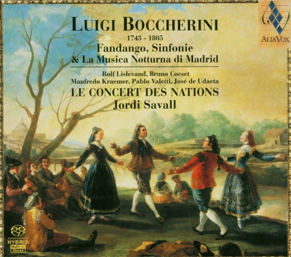 Le Concert des Nations, Jordi Savall: Luigi Boccherini - Fandango, Sinfonie & La Musica Notturna di Madrid - SACD Foto #1