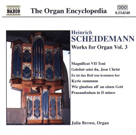 Julia Brown: Scheidemann: Organ Works, Vol. 3 - CD