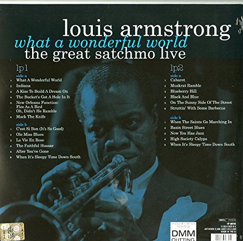 Louis Armstrong: Great Satchmo Live/What a Wonderful World - Plak Foto #2