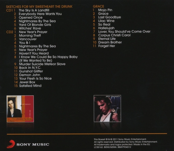 Jeff Buckley: Sketches For My Sweetheart The Drunk / Grace - CD Foto #2