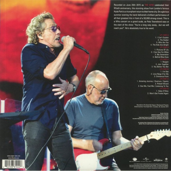 The Who: Live In Hyde Park - Plak Foto #2