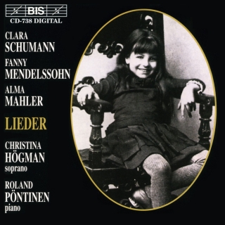 Christina Högman, Roland Pöntinen: Clara, Fanny, Alma: Lieder by and with women - CD