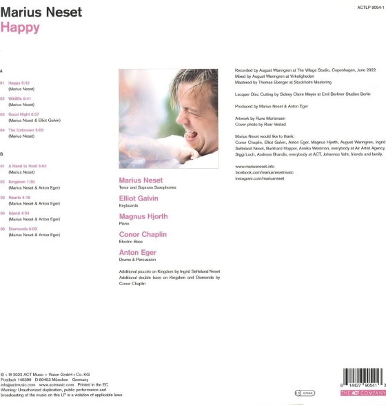 Marius Neset: Happy - Plak Foto #2