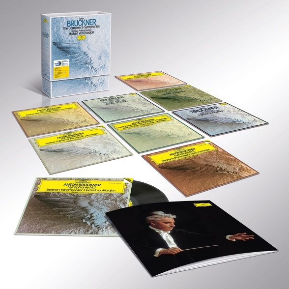 Herbert von Karajan, Berliner Philharmoniker: Bruckner: The Complete 9 Symphony - Plak Foto #1