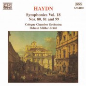 Haydn: Symphonies, Vol. 18 (Nos. 80, 81, 99) - CD