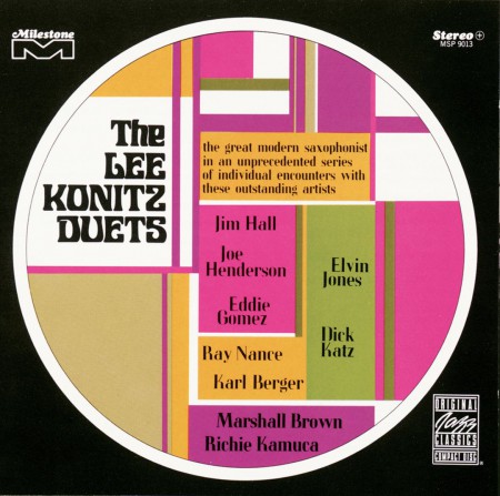 Lee Konitz: The Lee Konitz Duets - CD