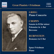 Grieg: Piano Concerto / Chopin: Sonata in B-Flat Minor (Friedman) (1927-1928) - CD