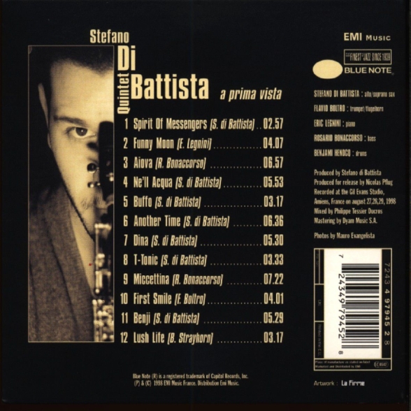 Stefano Di Battista: A Prima Vista - CD Foto #2