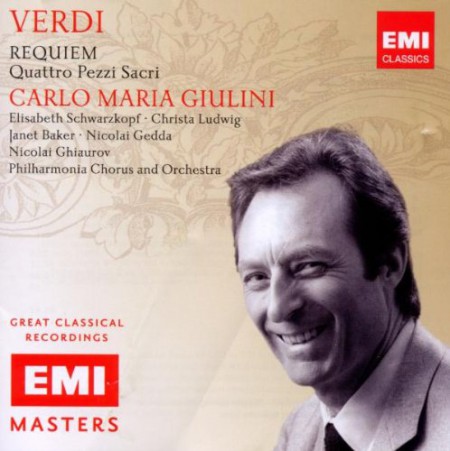 Elisabeth Schwarzkopf, Christa Ludwig, Nicolai Gedda, New Philharmonia Orchestra, Janet Baker, Philharmonia Orchestra, Carlo Maria Giulini: Verdi: Requiem / Quattro Pezzi Sacri - CD