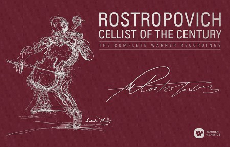 Mstislav Rostropovich: Cellist of the Century - The Complete Warner Recordings - CD