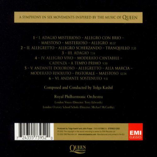 London Voices, London Oratory School Schola, Royal Philharmonic Orchestra, Tolga Kashif: Tolga Kashif: The Queen Symphony - CD Foto #2