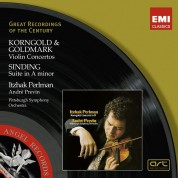 Itzhak Perlman, André Previn: Korngold / Goldmark / Sinding: Violin Concertos, Suite in A Minor - CD